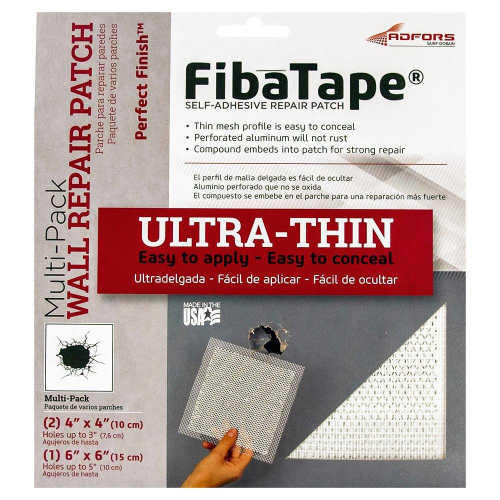 FibaTape Perfect Finish MultiPack Wall Repair PatchFDW9150U The