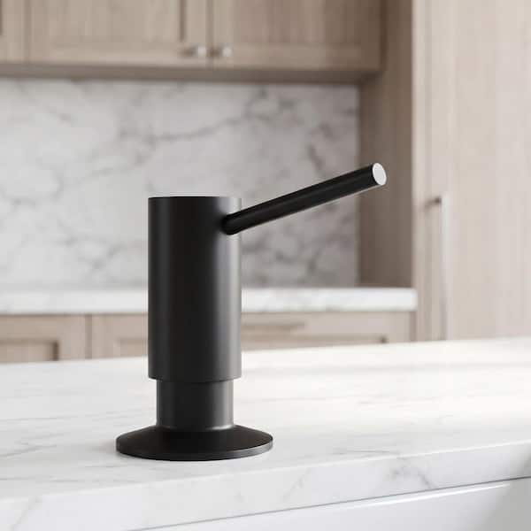 10 oz. Braddock Kitchen Soap Dispenser in Matte Black