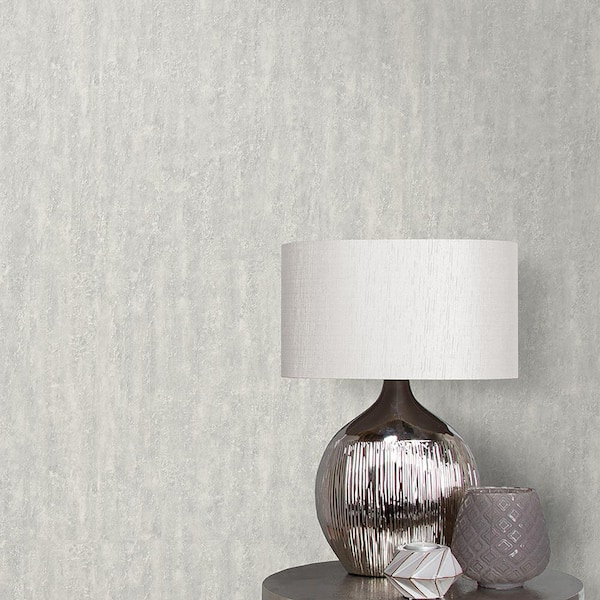 Orbit White Grey Plain Paste the Wall Wallpaper