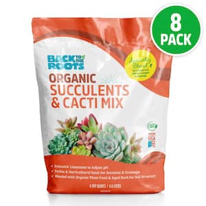 6-Quart Organic Succulent Mix Soil (8-pack)