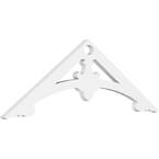 1 in. x 36 in. x 12 in. (8/12) Pitch Sellek Gable Pediment Architectural Grade PVC Moulding