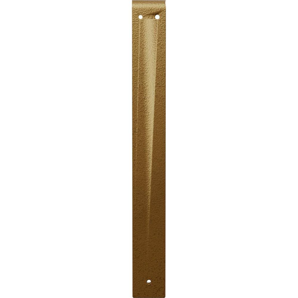 Legacy Hammered Gold 18" Industrial Steel Bracket for Shelves and Countertops