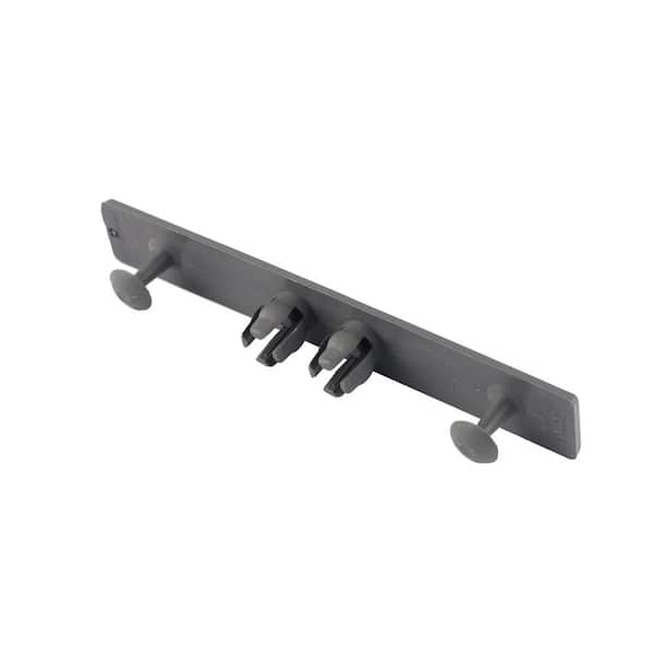 NewTechWood UltraShield 16 ft. Westminster Gray Angle End Cap for Composite Decking Boards (10 Per Bag)