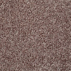 Charming - Coffee Bean - Brown 24 oz. Polyester Twist Installed Carpet