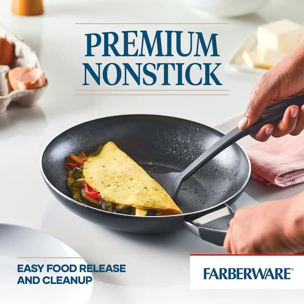  Farberware 12-Piece Non-Stick Resin, Dishwasher-Safe