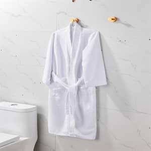4 Pack Wall-Mount Bath Hardware Set Knob Round Robe/Towel Hooks Aluminum in Brushed Gold