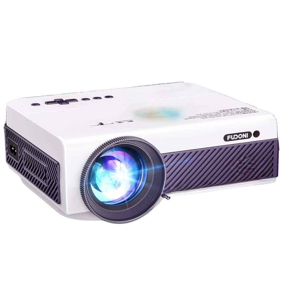 1920 x 1080 4K Full HD 5G WiFi Bluetooth Portable Projector with 11000 Lumens, Screen & Compatible HDMI, USB, VGA, AV -  Lukyamzn, PH012LT041