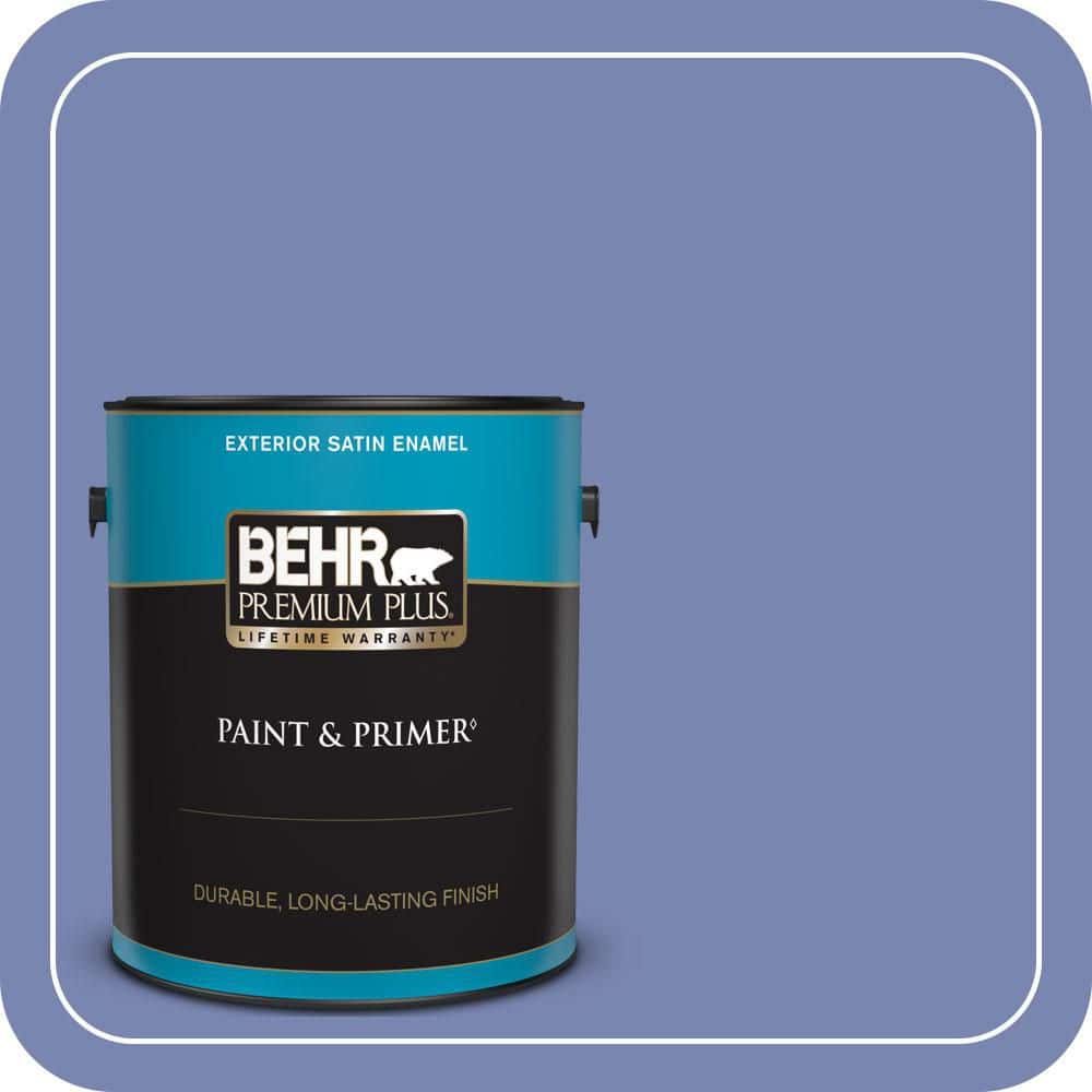 1 gal. #610B-5 Corsican Purple Satin Enamel Exterior Paint & Primer product image for price tracking