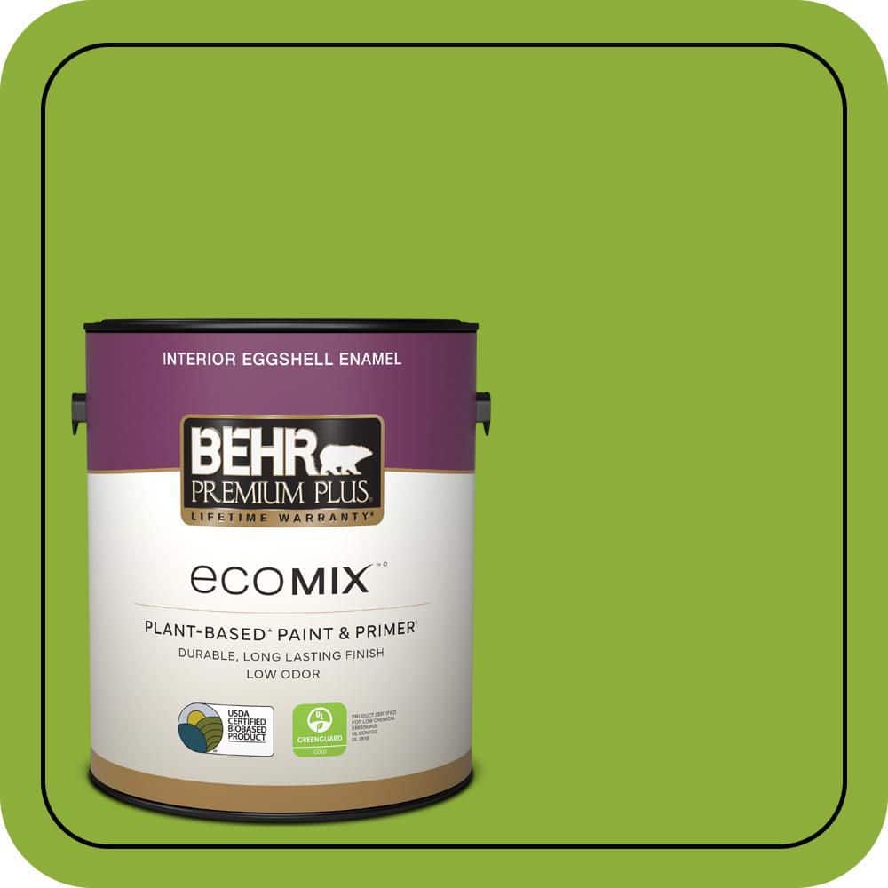 1 gal. #420B-6 New Green Eggshell Enamel EcoMix Plant-Based Interior Paint & Primer price history on PriceWatchPro