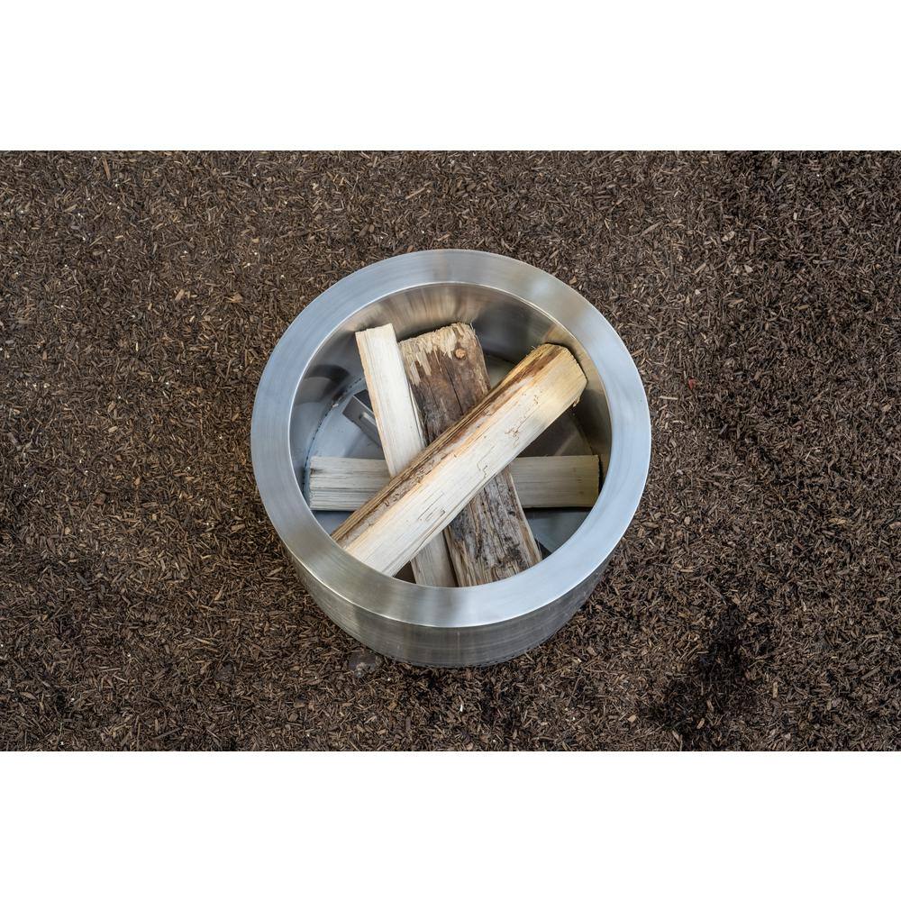 HotShot 52258 Explorer Portable Low Smoke 19.5 In. Round WoodBurning