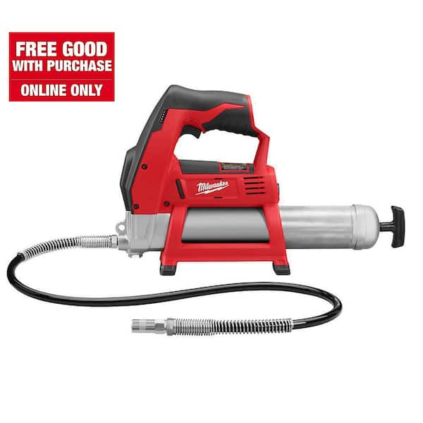 Milwaukee M12 12V Lithium-Ion Cordless Grease Gun (Tool-Only)