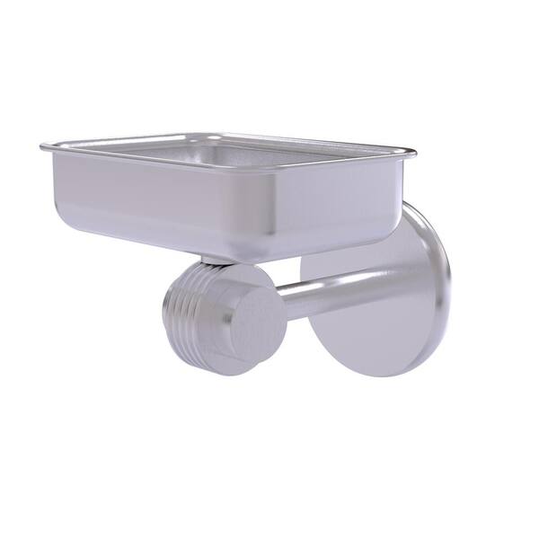 Allied Brass Satellite Orbit Two Collection Wall-Mounted Soap Dish - Satin Chrome