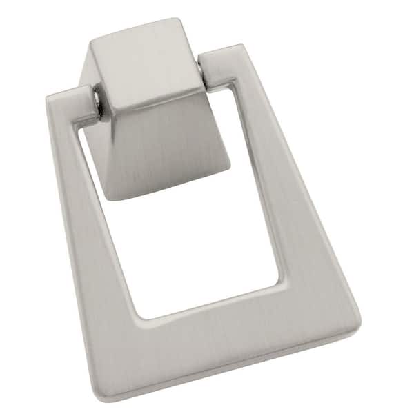 Amerock Blackrock 1-13/16 in. (46mm) Modern Satin Nickel Triangle Cabinet Pendant