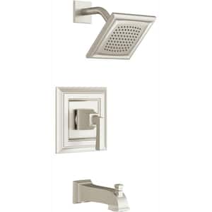 Town Square S Tub and Shower Faucet Trim Kit for Flash Rough-in Valves in Brushed Nickel (Valve Not Included)