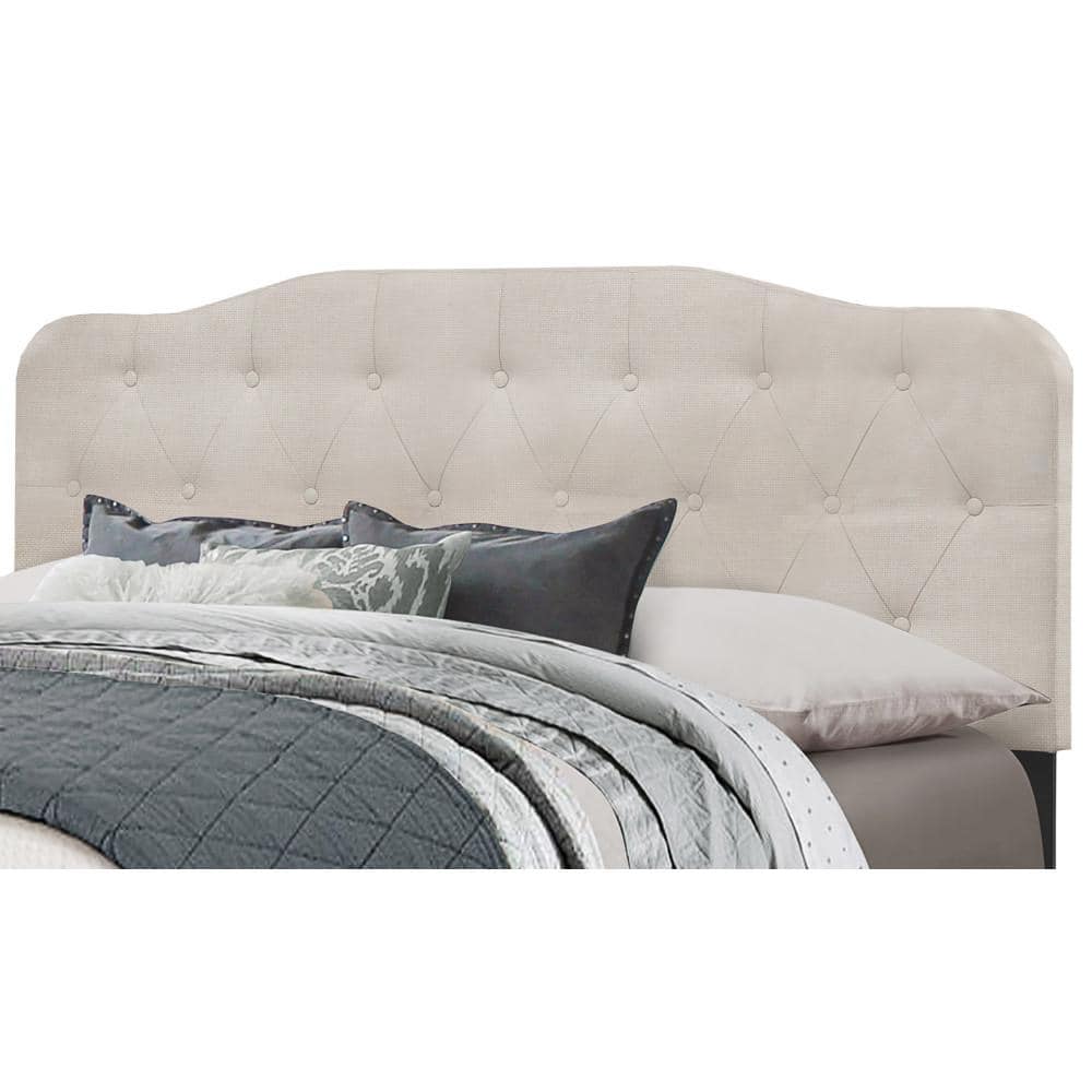 Hillsdale Furniture Nicole Gray Fog Full/Queen Headboard Upholstered