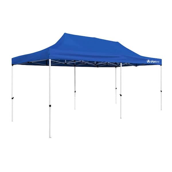 GigaTent Party Tent 10 ft. x 20 ft. Blue Canopy