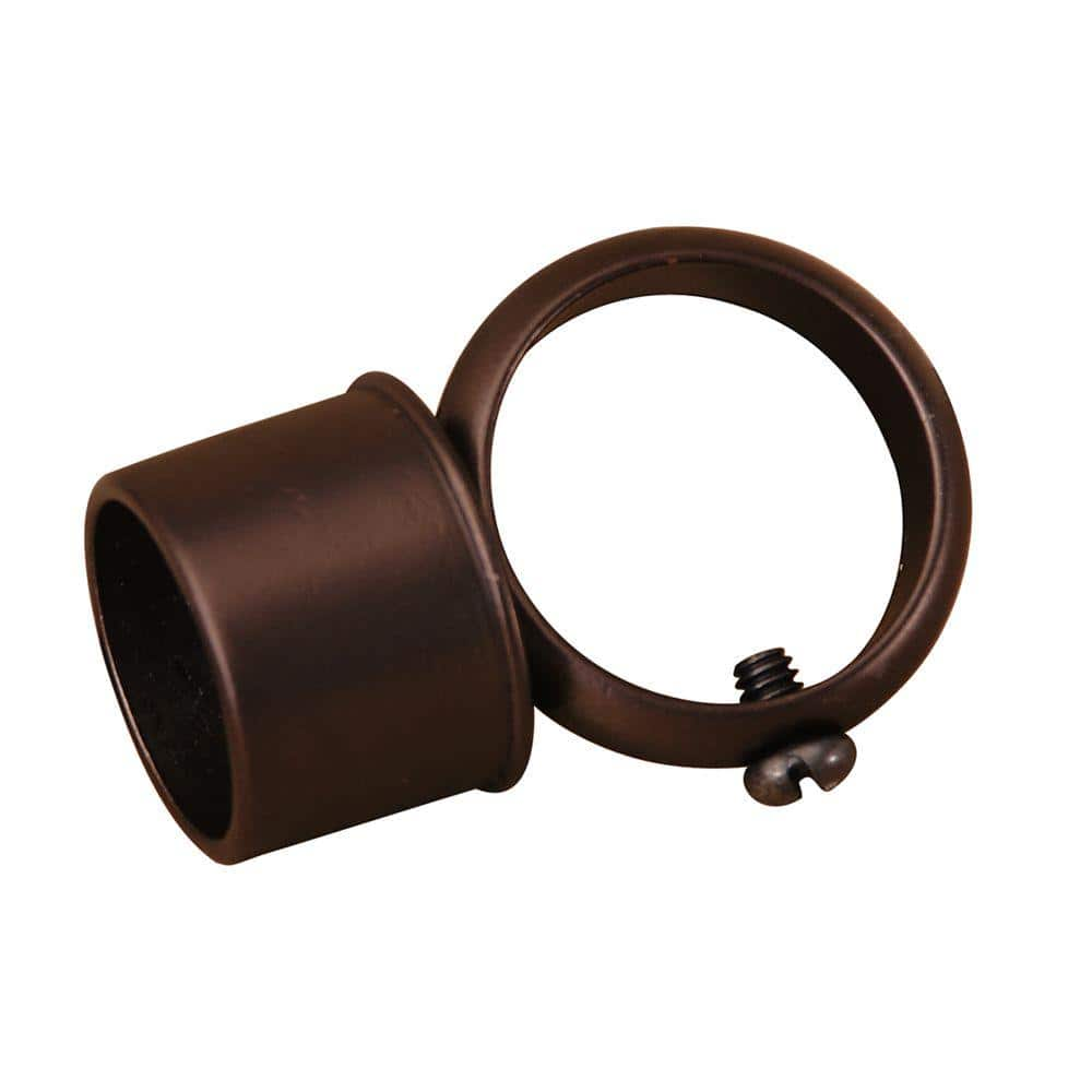 Decor Plumbing 1-1/4 Shower Rod Eye Loop Connection, Polished Brass 