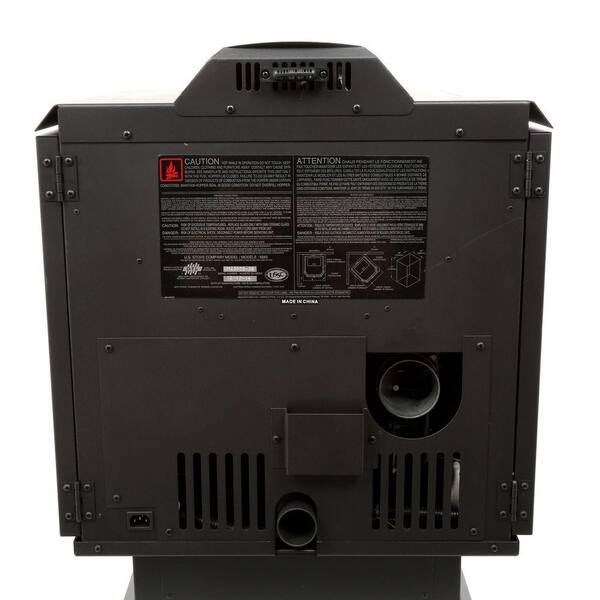 US Stove 2,200 sq. ft. Bay Front Pellet Stove 5660 - The Home Depot