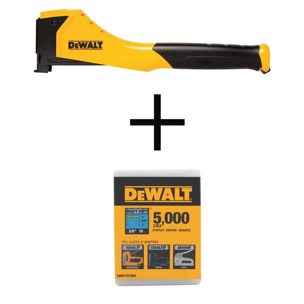 DEWALT Heavy-Duty Compact Staple Gun DWHTTR130LH - The Home Depot