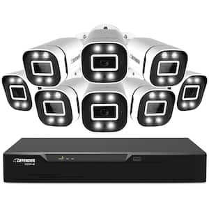 4K Vision AI Smart Artificial Intelligence 1TB DVR Security System with 8 Deterrence Cameras, Human & Vehicle Detection