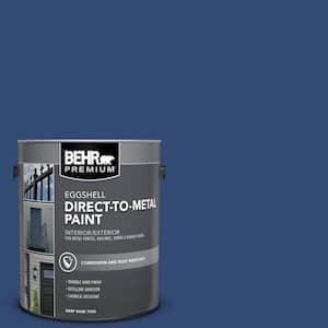 1 gal. #S-H-580 Navy Blue Eggshell Direct to Metal Interior/Exterior Paint