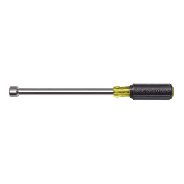 Klein Tools 5/8 in. Nut Driver with 6 in. Hollow Shaft- Cushion Grip Handle