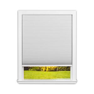 Easy Lift Cut-to-Size White Cordless Blackout Cellular Fabric Shade 30 in. W x 64 in. L
