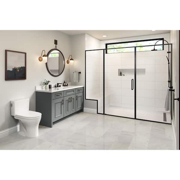 Emser Kalta 5-Pack Bianco 12-in x 24-in Polished Natural Stone Stone Look Floor and Wall Tile