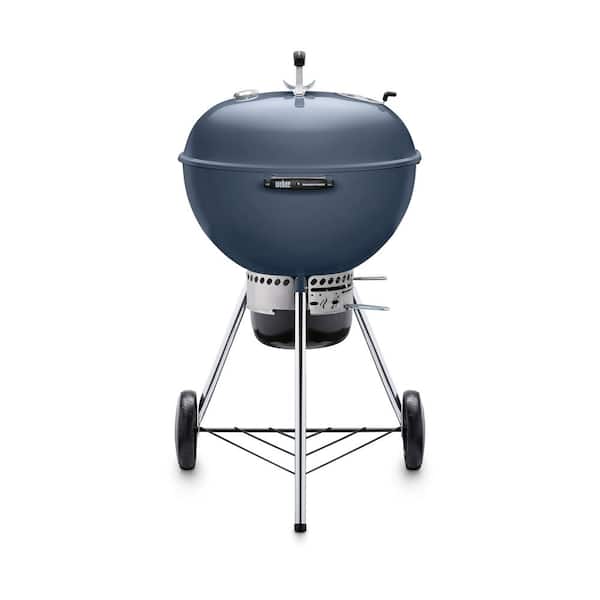 Weber Master-Touch 22 in. Charcoal Grill in Slate Blue with Built-In Thermometer