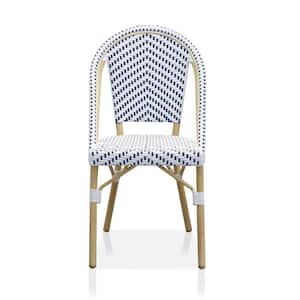 Janele Navy and Natural Tone Side Chair (Set of 2)