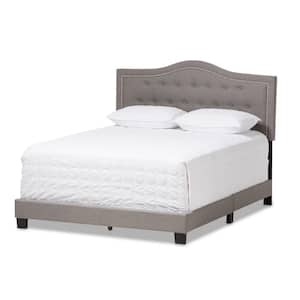 Emerson Gray Fabric Upholstered Queen Bed