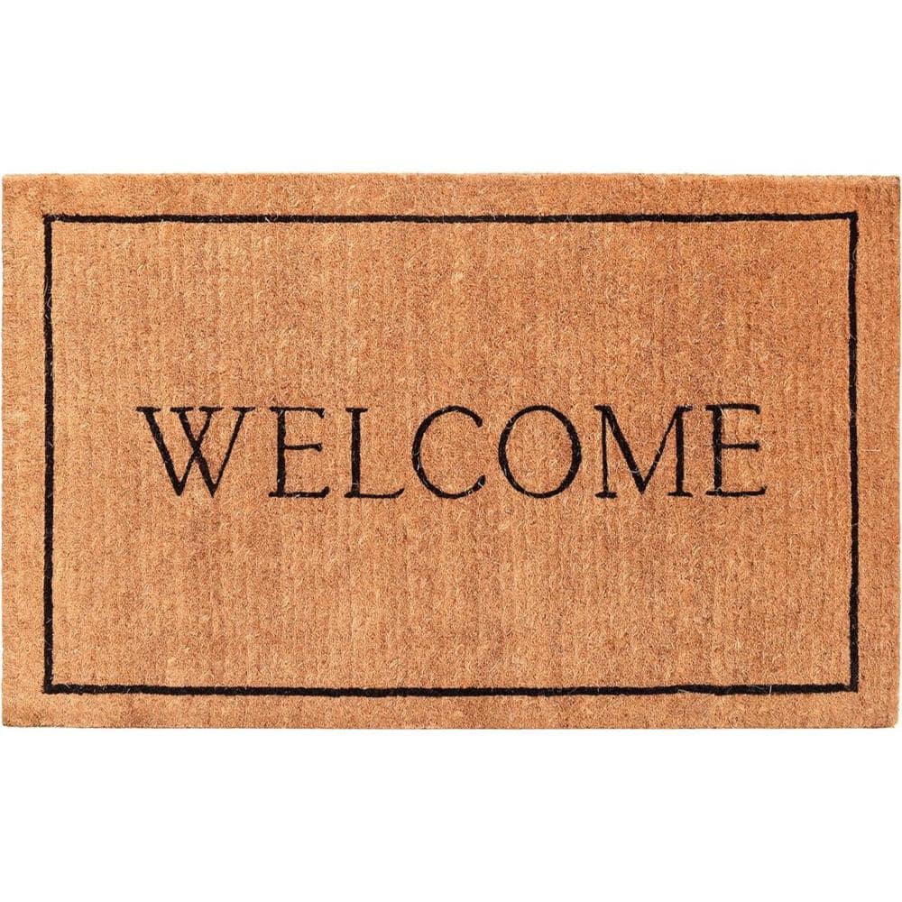 Multi-Colored 48 in. x 30 in. Coir Non-Slip Indoor/Outdoor Door Mat price history on PriceWatchPro