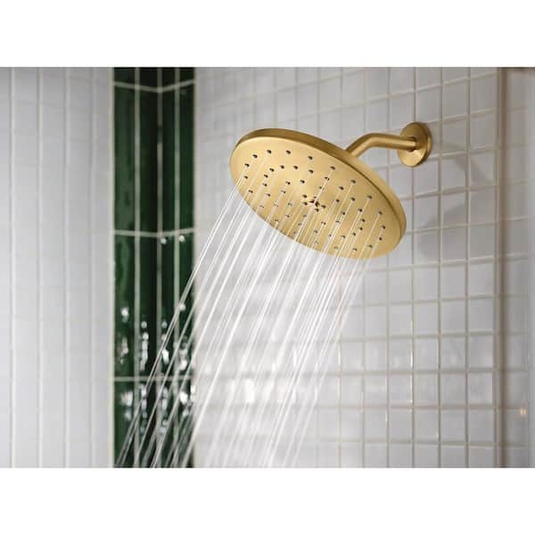 Moen T2262EPBG CIA Collection Posi-Temp Rain Shower Trim Kit – Brushed Gold, Eco-Performance, Valve Required