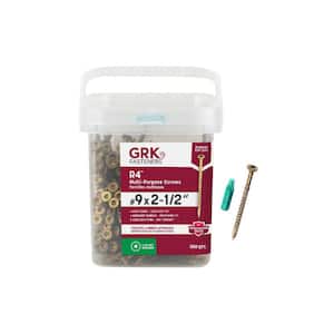 GRK Fasteners #9 x 3-1/8 in. Star Drive Torx Bugle Head R4 Multi