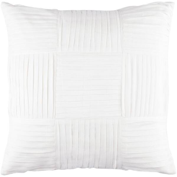 Artistic Weavers Albemarle White Geometric Polyester 20 in. x 20 in. Throw Pillow