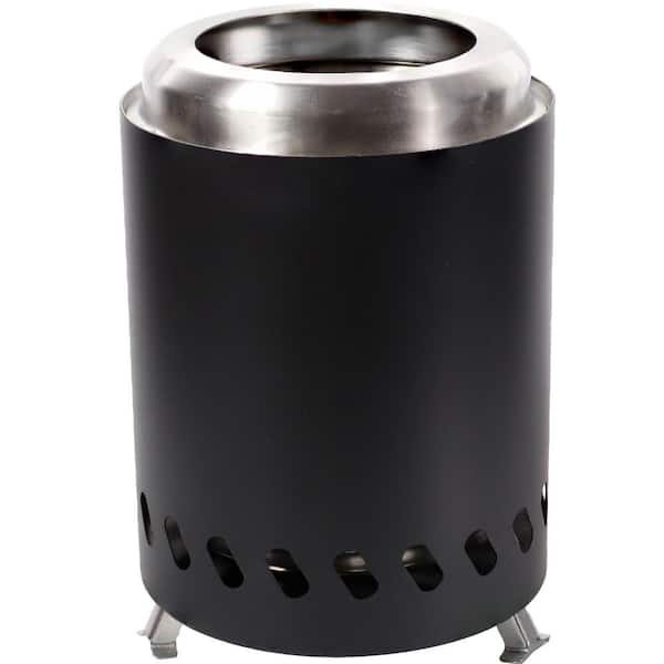 Sunnydaze 8 in. H x 5.5 in. Dia Stainless Steel Tabletop
