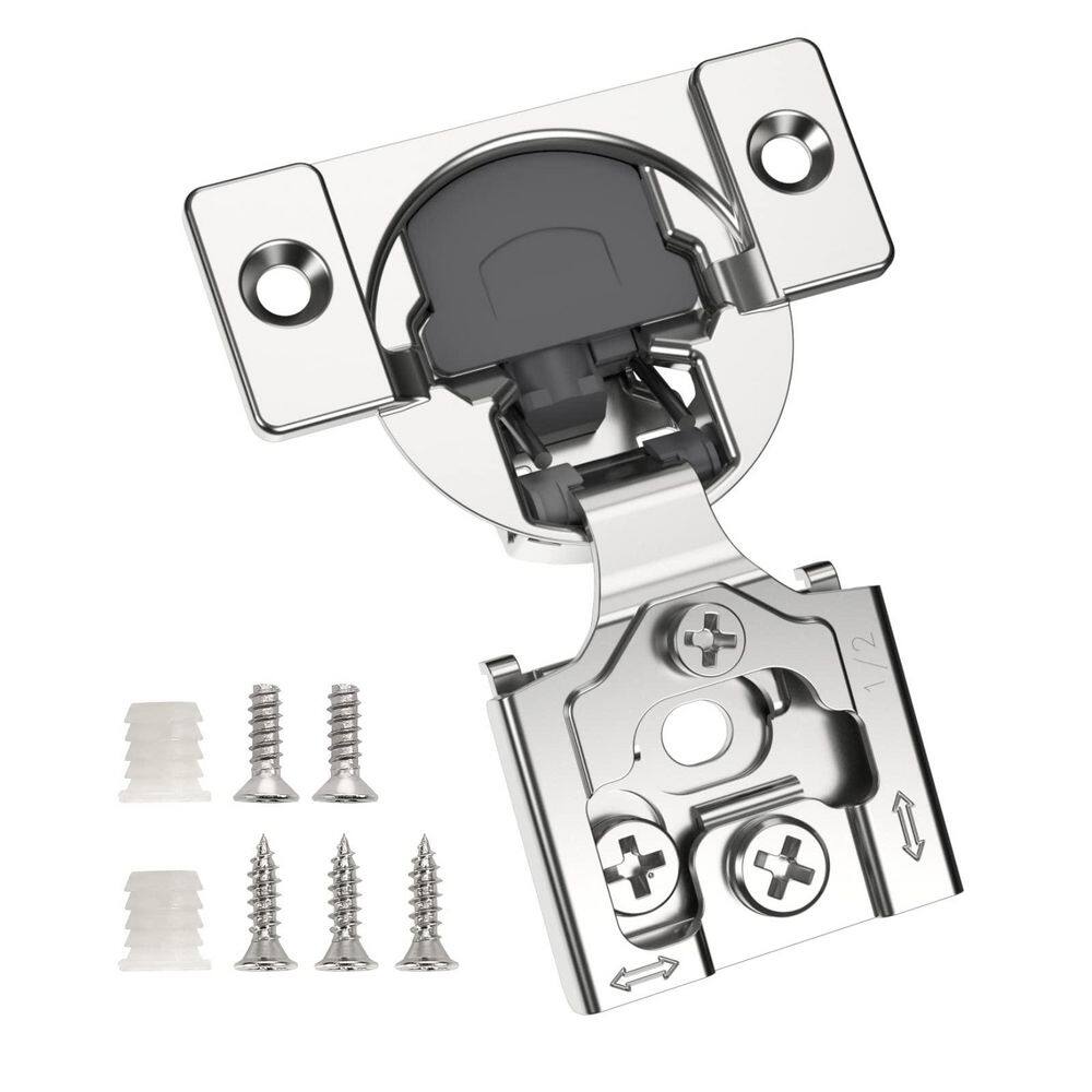 50 Pack Soft Close 3D Adjustable Face Frame 105° Concealed Hinge Self Closing Satin Nickel Cabinet price history on PriceWatchPro