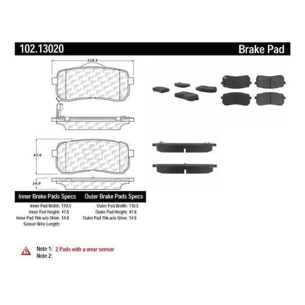 Centric Parts Disc Brake Pad Set