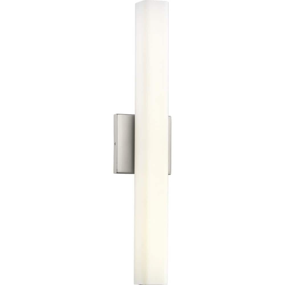 Brushed Nickel 22" LED Bath Vanity Light with Opal Glass