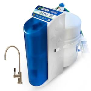 Kind Water Systems 6-Stage Reverse Osmosis Drinking Water System with Brushed Nickel Faucet