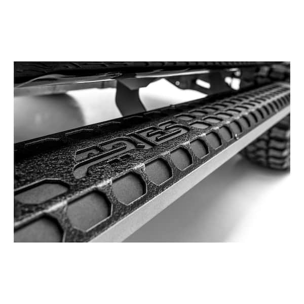 Aries AdvantEDGE Black Aluminum 75-Inch Truck Running Boards, Select Ford F-250, F-350 Super Duty