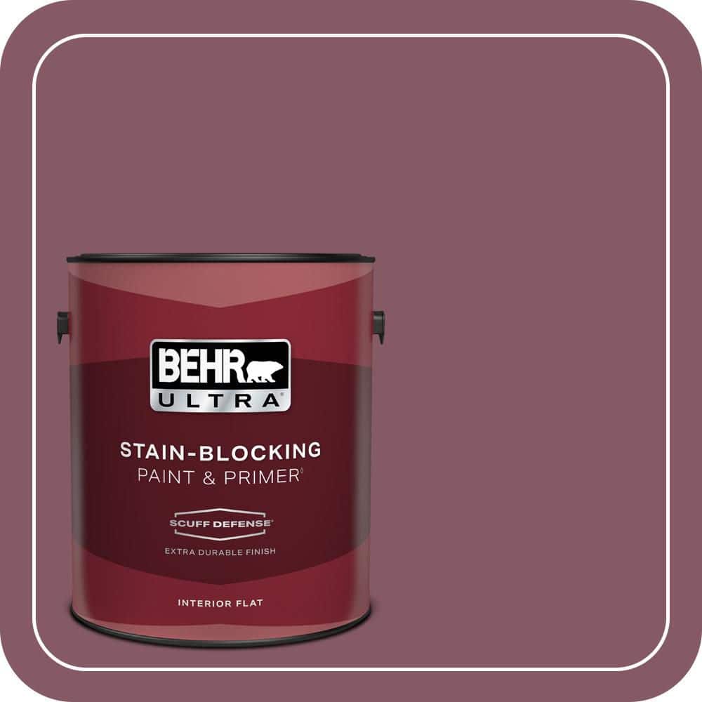 1 gal. #100D-6 Rose Garland Extra-Durable Flat Interior Paint & Primer price history on PriceWatchPro