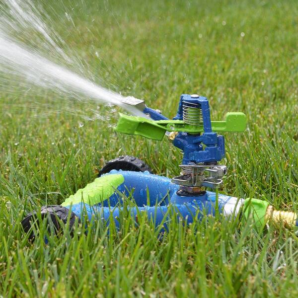 Ray Padula Metal Pulsating Sprinkler on Deluxe Modern Wheel Base