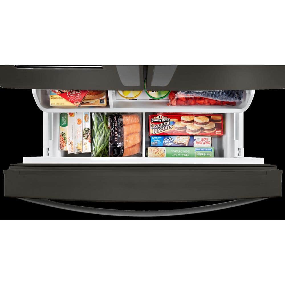 Whirlpool 36 in. Wide Counter Depth French Door Refrigerator in Black 36 in. on Fridge.com