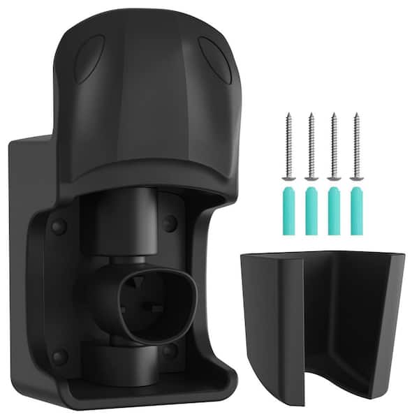 Tesla Model 3/Y/S/X Wall Charger Cable Holder Organizer 180° Rotating Sports Car Design ABS Mount Accessory