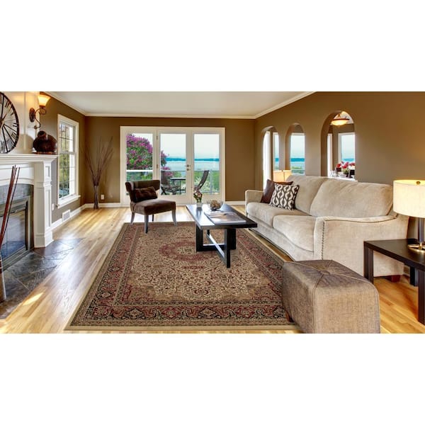 Persian Classics Isfahan Ivory 2 ft. x 3 ft. Area Rug