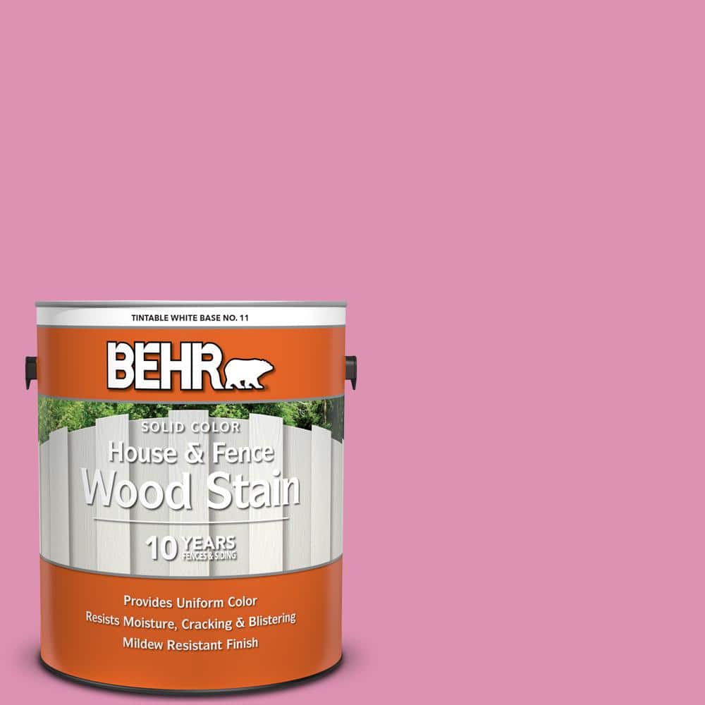 1 gal. #P130-4 Its a Girl Solid Color House and Fence Exterior Wood Stain