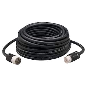 50 ft. 6/3 and 8/1 SEOW 50-Amp (California Standard) Power Distribution Heavy-Duty Twist-Lock Generator Extension Cord