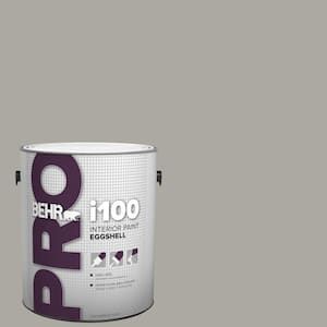 1 gal. #N360-3 Still Gray Eggshell Interior Paint