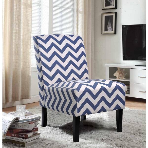 chevron accent chair